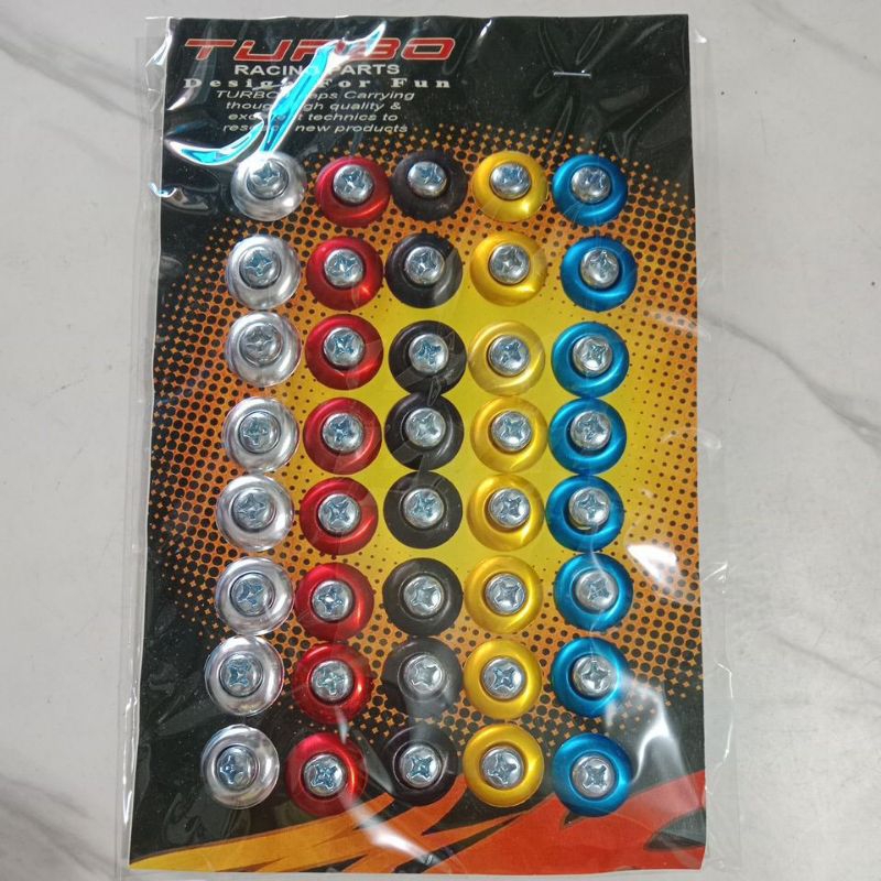 baut obeng plus ring turbo warna/i