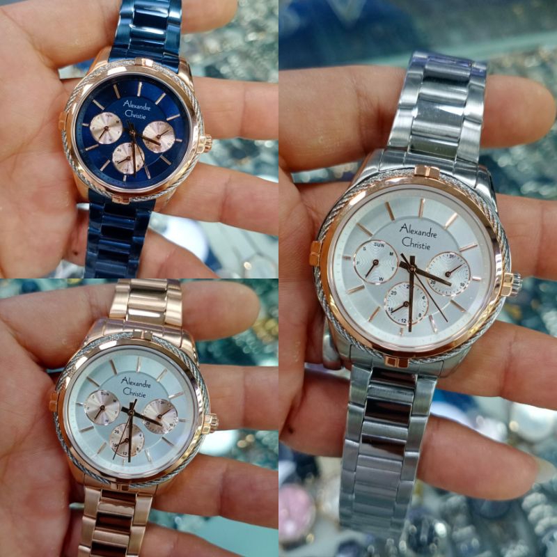 JAM TANGAN WANITA ALEXANDRE CHRISTIE ORIGINAL AC.2843BF