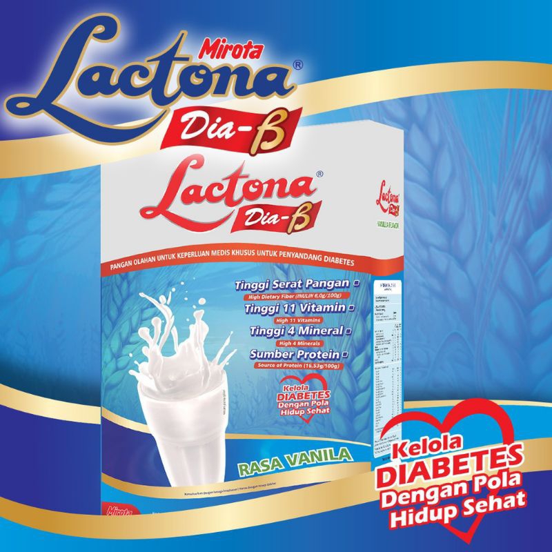 

Lactona Dia-B(Susu Khusus Penderita Diabetes)300gram