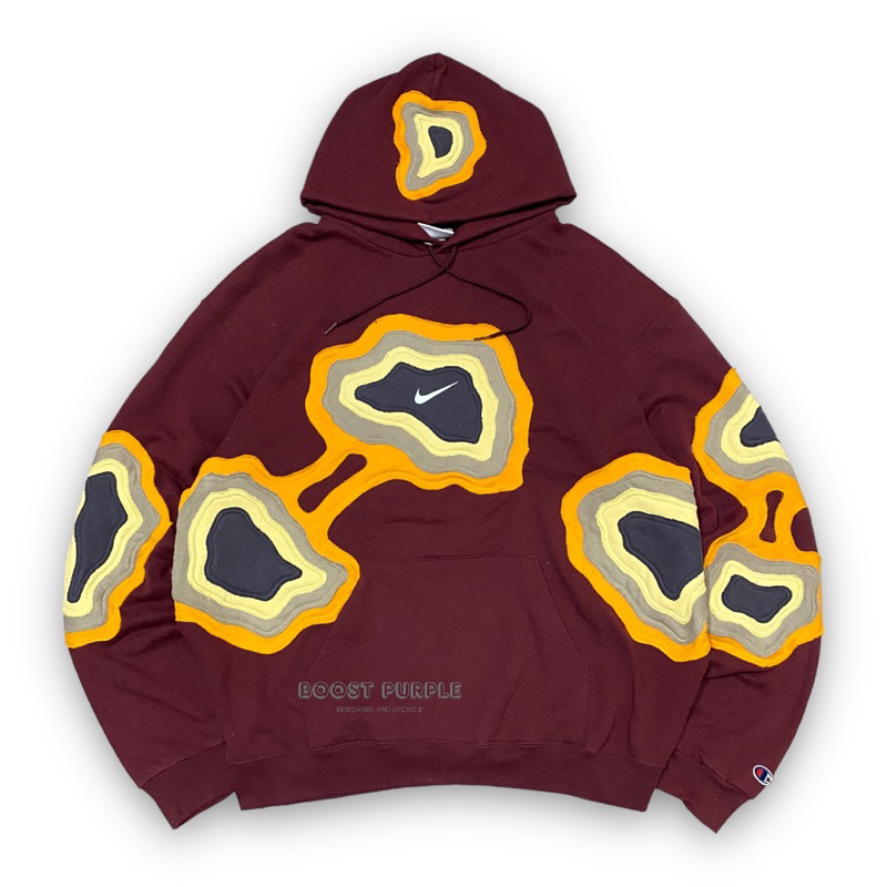 REWORKED PSYCHEDELIC HOODIE RED