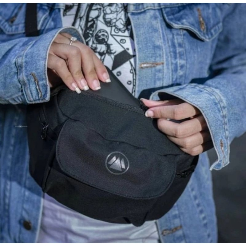 Waist Bag / Tas Pinggang Zlatan D Ace Waterproof Original Terlaris