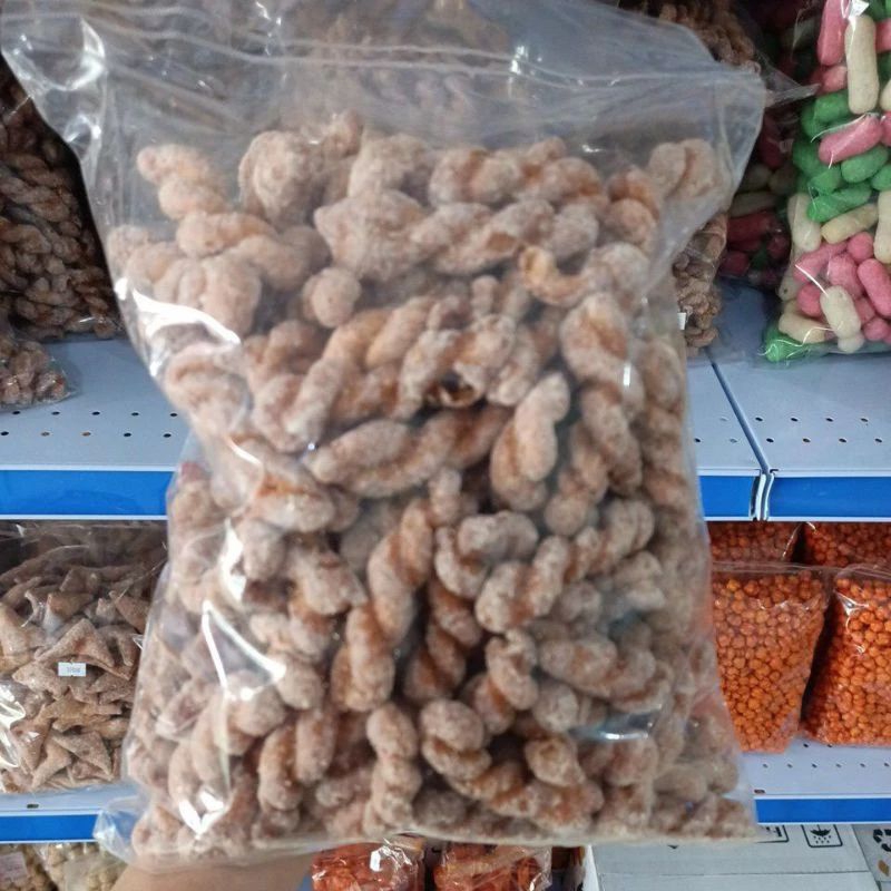 

*READY SNACK MEDAN* UNTIR- UNTIR MANIS 500 GRAM/ KUE TAMBANG/KUE ULIR/ KUE TAMBANG MANIS