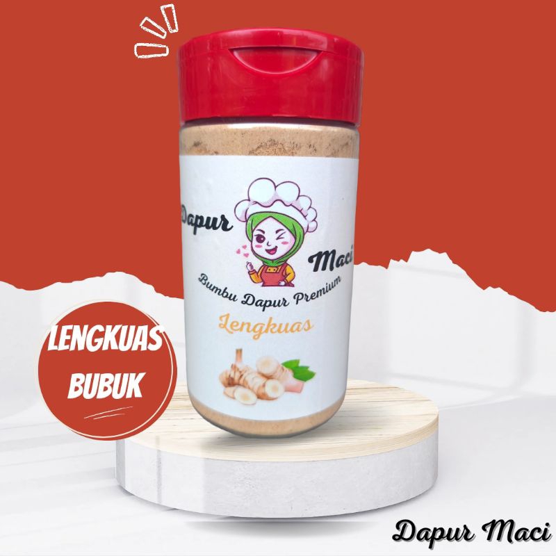 

Lengkuas Bubuk / Ground Alpinia / Bumbu Dapur Bubuk Botol 50 Gr - Dapur Maci