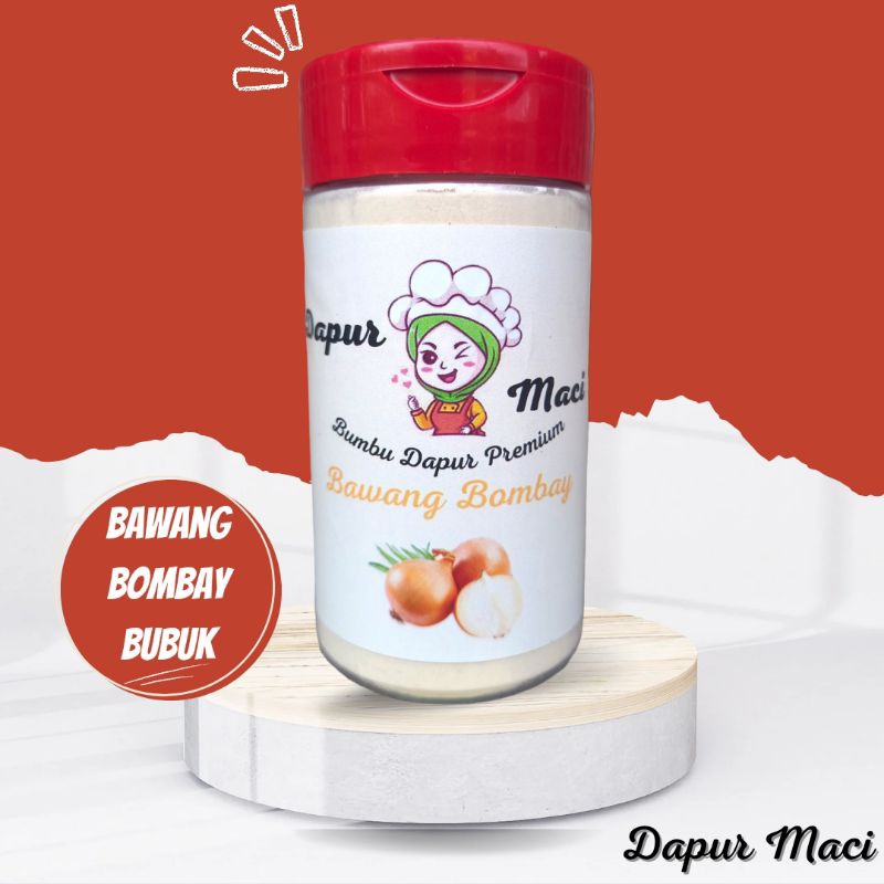 

Bawang Bombay Bubuk / Ground Onion / Bumbu Dapur Bubuk Botol 50 Gr - Dapur Maci