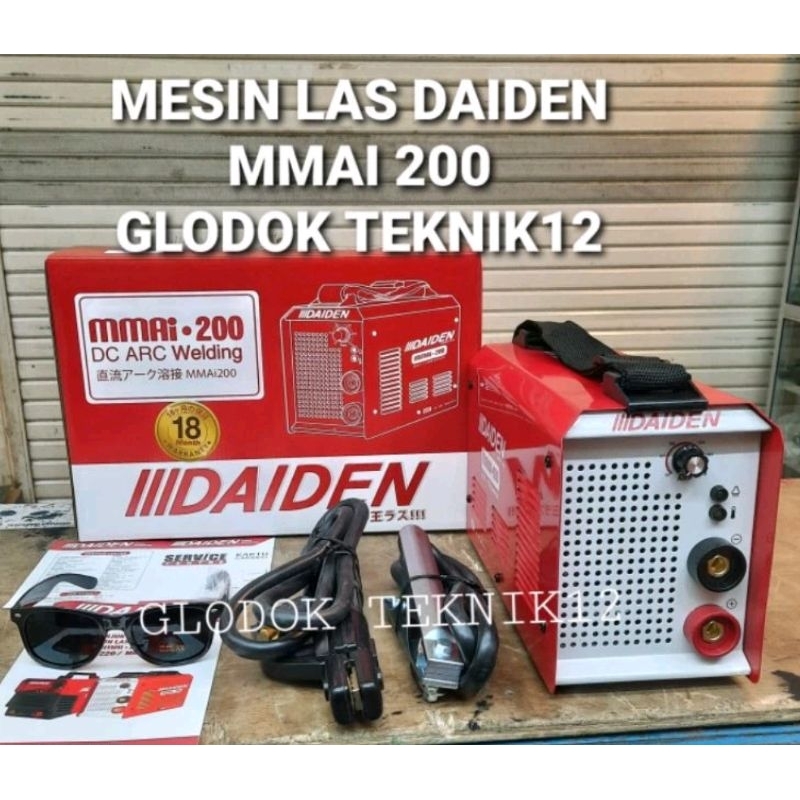 MESIN LAS MMA 200A DAIDEN / TRAFO LAS 200AMPER DAIDEN
