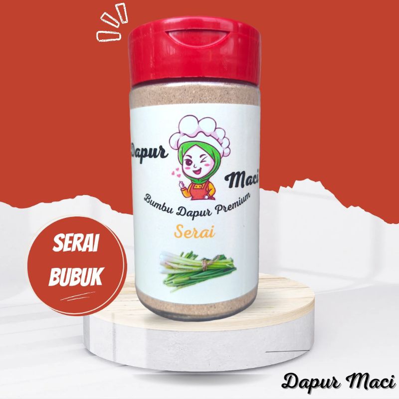 

Serai Bubuk / Bumbu Dapur Bubuk Botol 40 Gr - Dapur Maci