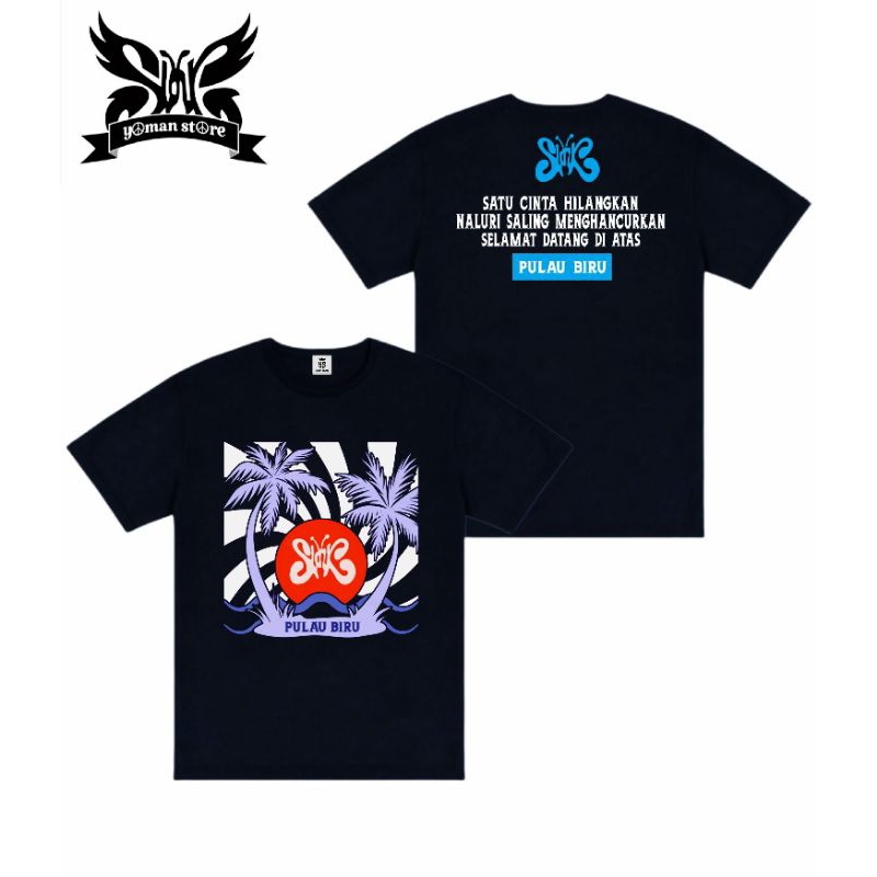 Kaos Slank Pulau Biru // Tshirt Slank Pulau Biru