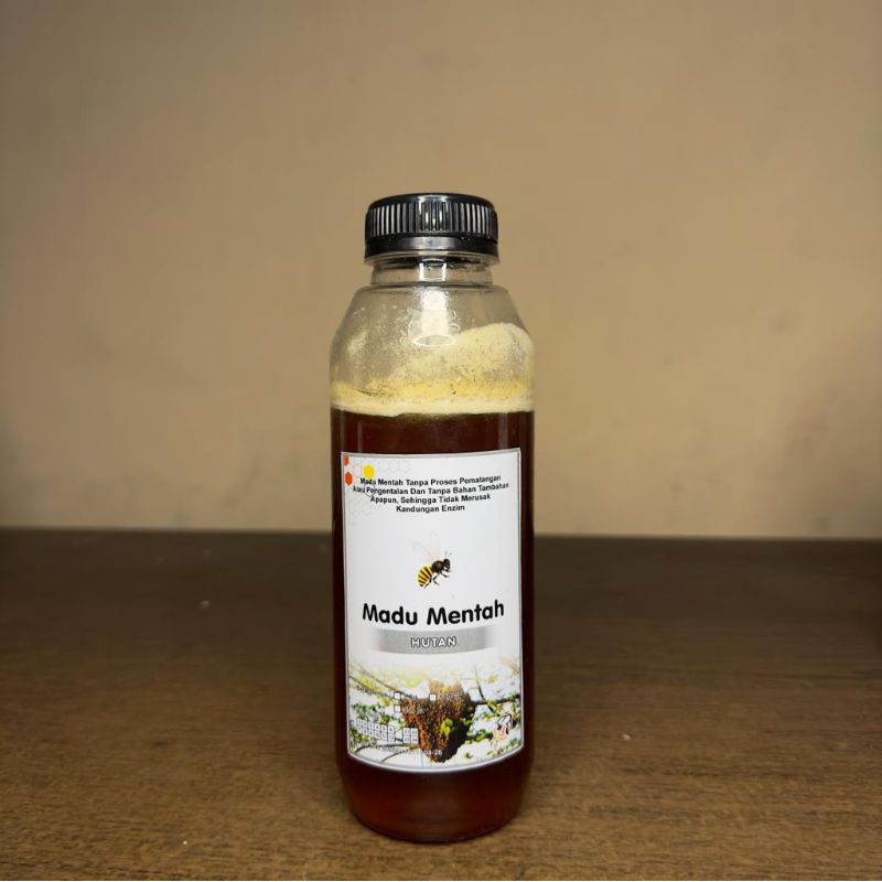 

Madu Mentah Murni Full nektar 100% Hisapan bunga Madu Hutan Liar kemasan 500gr