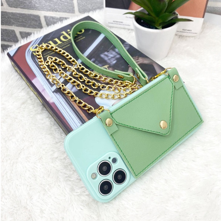 Case Dompet Tali Rantai Case Xiaomi POCO C40 POCO F4 POCO M3 POCO M3 PRO 5G POCO M4 PRO 4G POCO M4 P