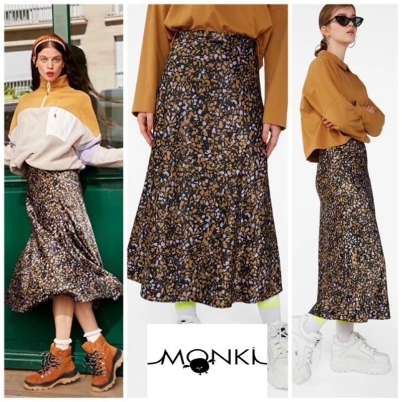 Monki Satin Skirt (Reject)