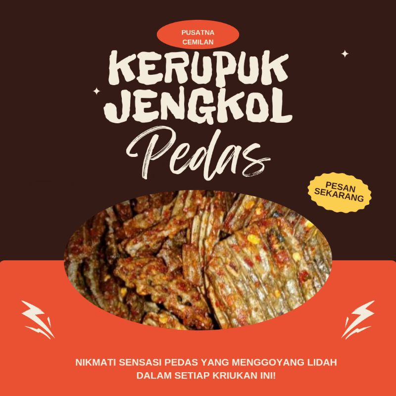 

kerupuk jengkol pedas daun jeruk 100gram