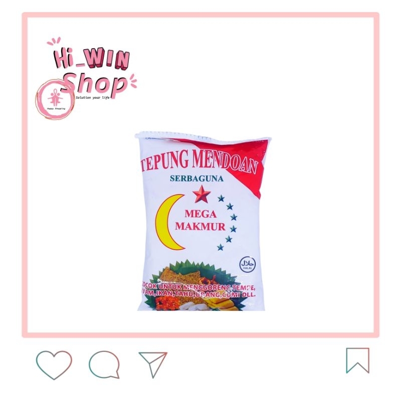 

Tepung Tempe Mendoan Serbaguna Sachet 60gr / Tepung Tempe Goreng Instan 60gr