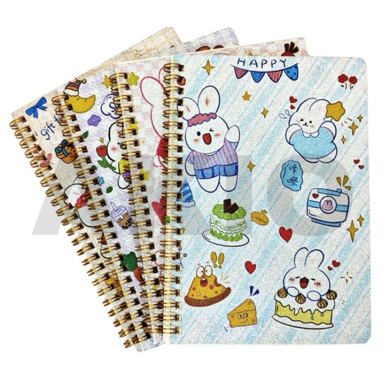

Notebook Aesthetic A5 Lucu Besar Hardcover Spiral Karakter CUTE RABBIT KELINCI 40 Lembar Diary Murah 2513