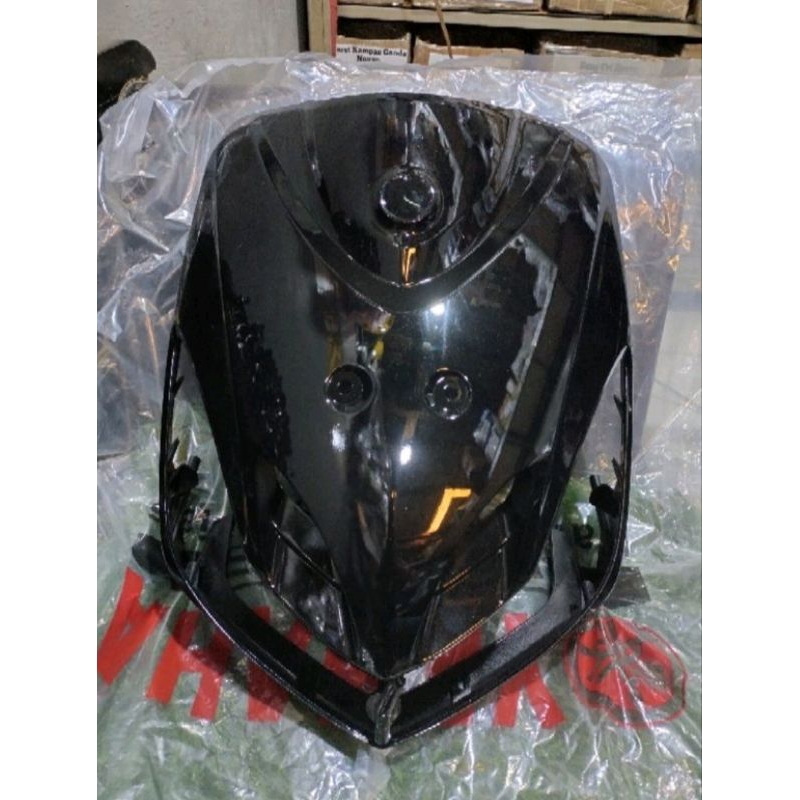 Cover tameng depan mio smile hitam body depan mio smile original Yamaha