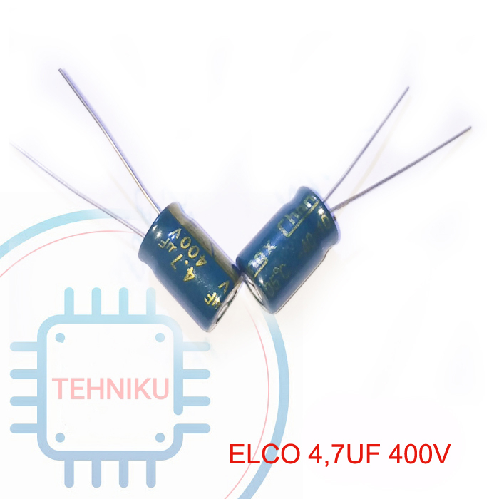 Tehniku elco 4,7 uf 400v