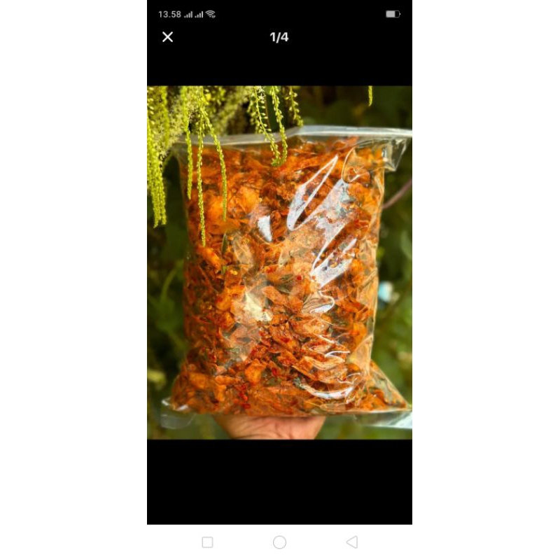 

keripik kriwil pedas daun jeruk 1 kg