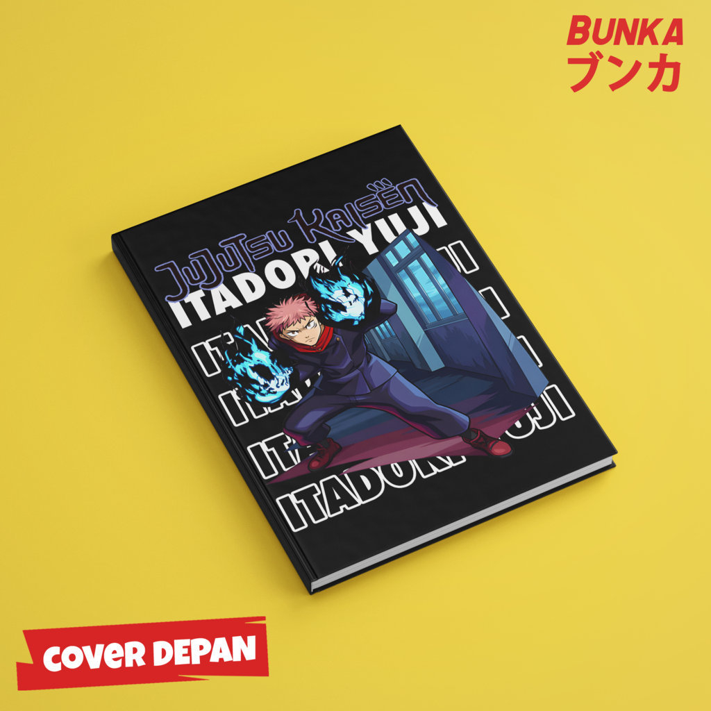 

Note Book Aesthetic Anime Jujutsu Kaisen Itadori Yuji Design Hardcover A5 Buku Tulis Catatan Notes Agenda Planner Jurnal vintage buku catatan story book kado anniversary valentine cowok cewek murah