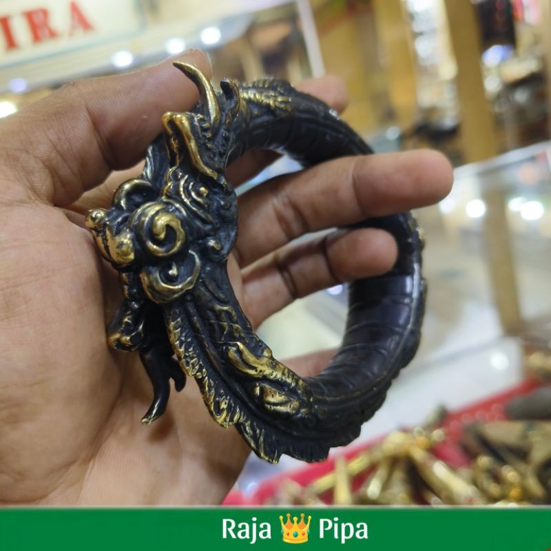 Barang Antik Gelang Naga Variasi Perunggu dan Kuningan Sari