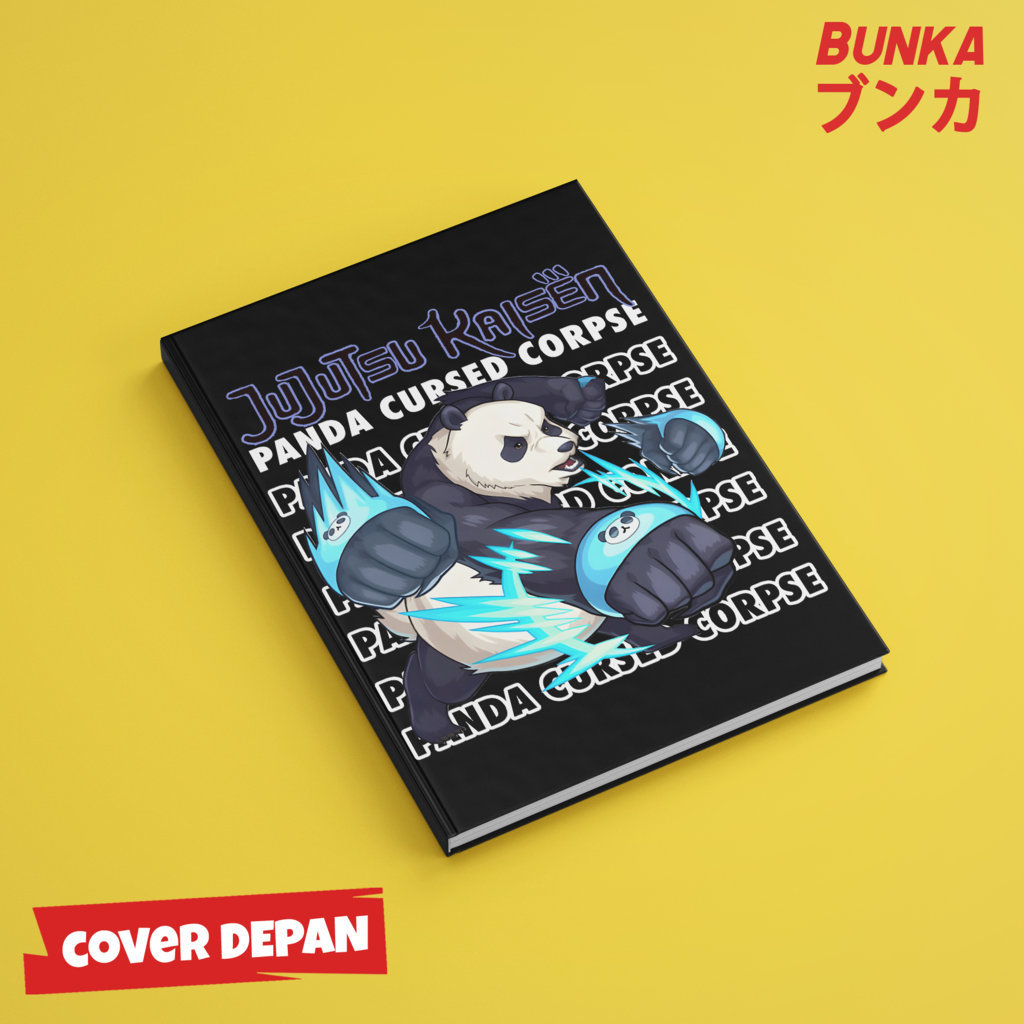 

Note Book Aesthetic Anime Jujutsu Kaisen Panda Design Hardcover A5 Buku Tulis Catatan Notes Agenda Planner Jurnal vintage buku catatan story book kado anniversary valentine cowok cewek murah