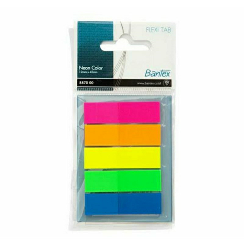 

post it Bantex Flexi tab 5 colour // seri 8870