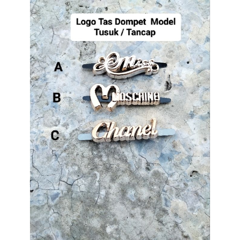 Aksesoris Tas Logo Tusuk Tancap Logo Tas Dompet Variasi Tas