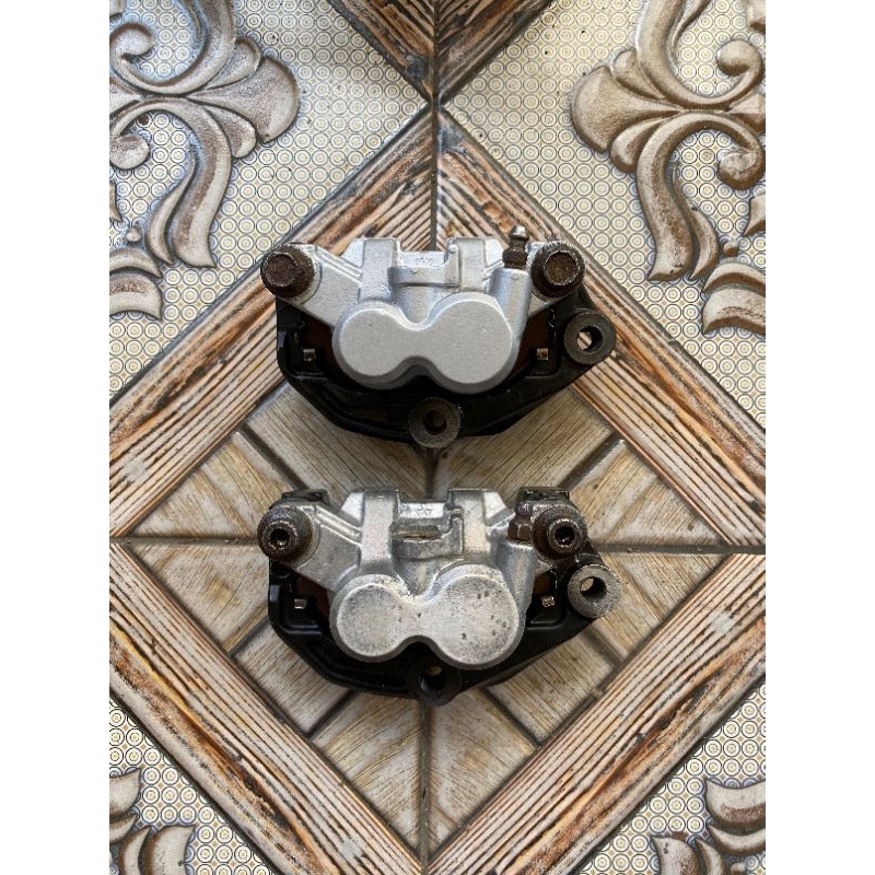 Kaliper cakram rem depan Yamaha RX king RXking new original silver
