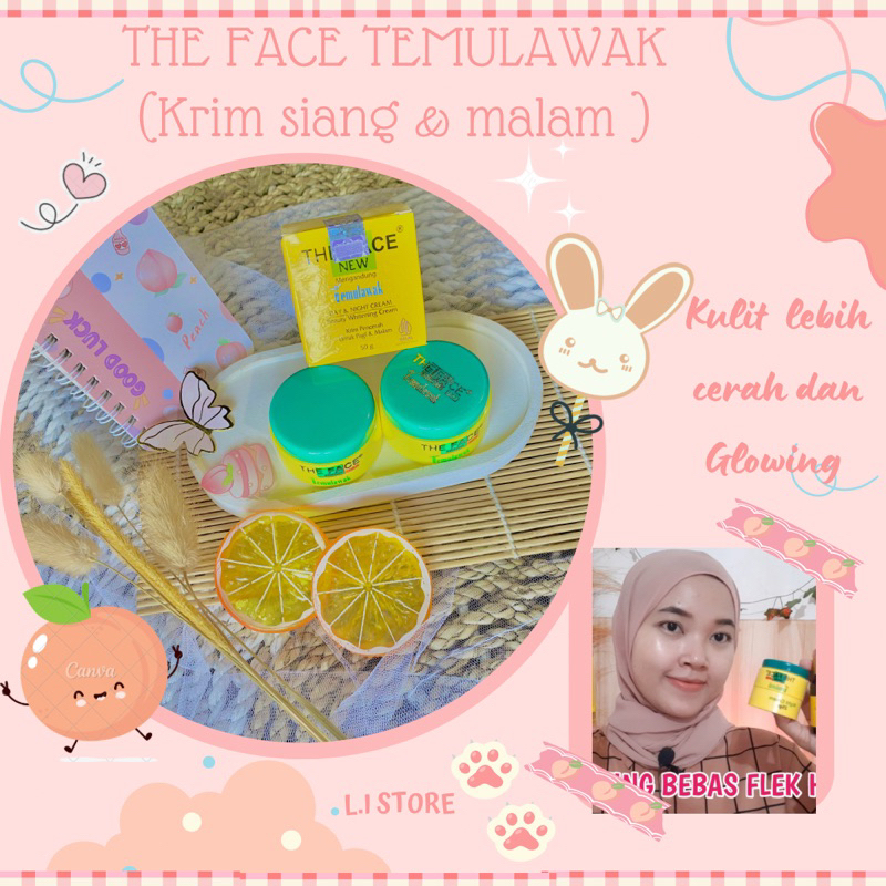 KRIM TEMULAWAK THE FACE BPOM