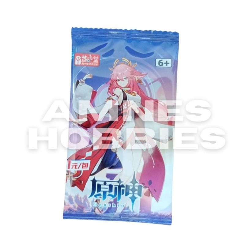 Genshin Impact Yae Miko Booster Pack Kartu Koleksi Card Anime Game Collection