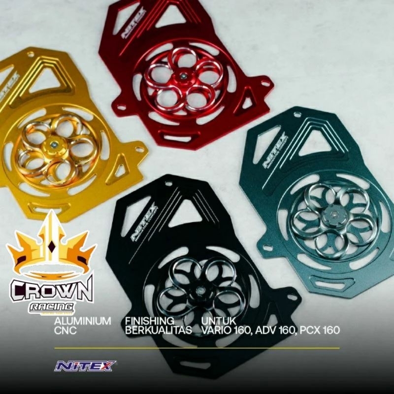 Cover Radiator Kipas Nitex Aluminium CNC Vario 160 / PCX 160 / ADV 160