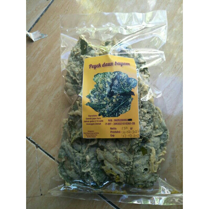 

daun bayam crispy