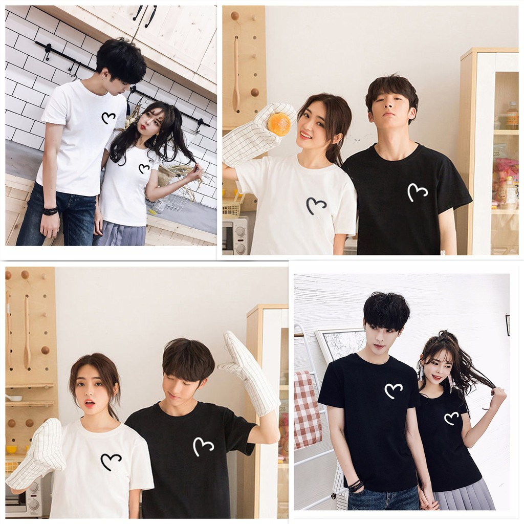 Kaos Baju Korean Love Logo Unisex Tshirt Premium