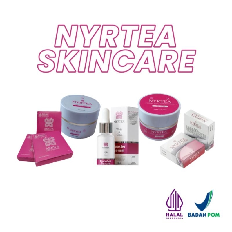 NYRTEA SKINCARE ORIGINAL SABUN SUNSCREEN NIGHT CREAM SERUM