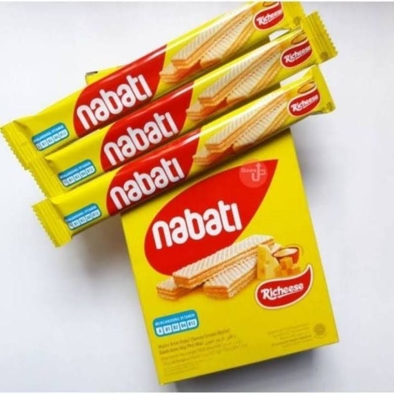 

Wafer Nabati Richeese 1 Box isi 20 pcs. wafer keju