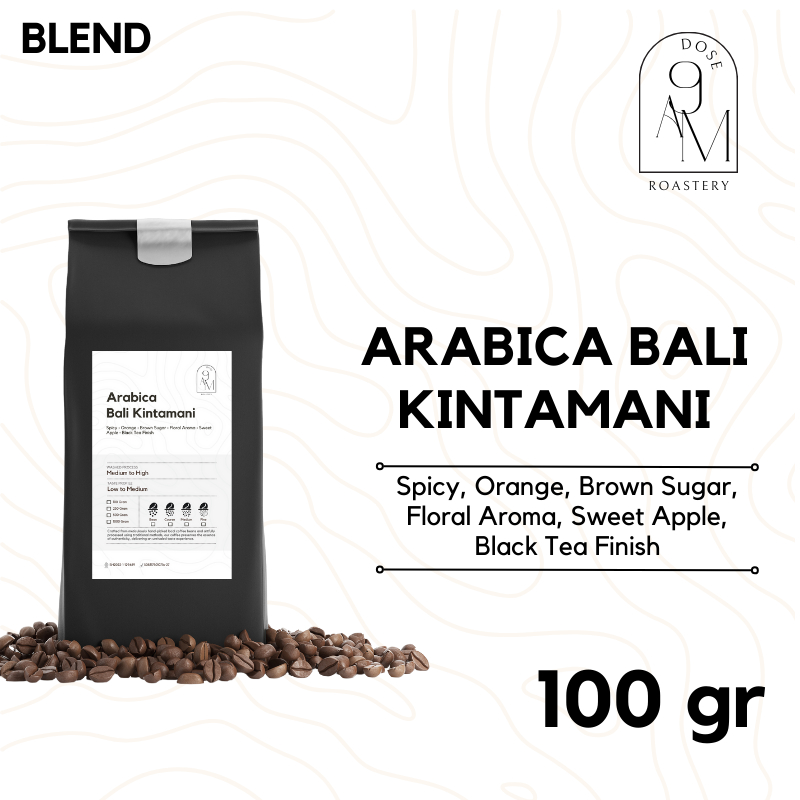 

Kopi Arabica Bali Kintamani Biji Kopi Arabika Roasted Beans 100 gr