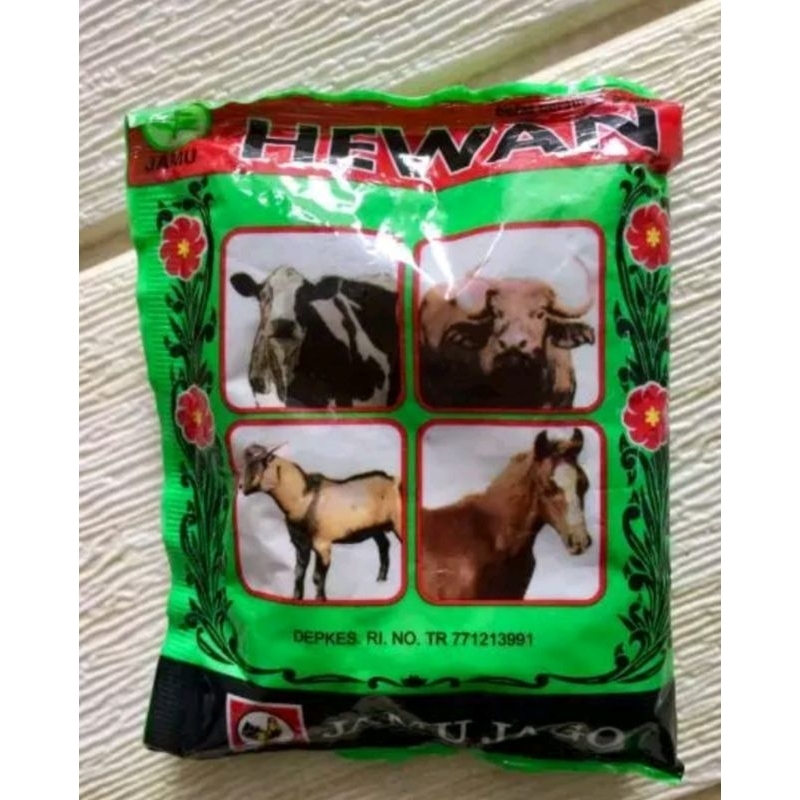 jamu jago hewan sachet