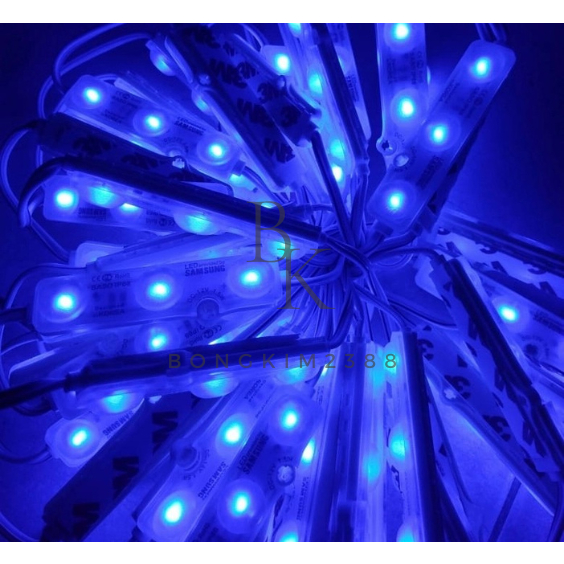 LAMPU LED MODUL SAMSUNG 5730 SMD 12V DC 3 MATA 12V VOLT MODUL ORI ORIGINAL