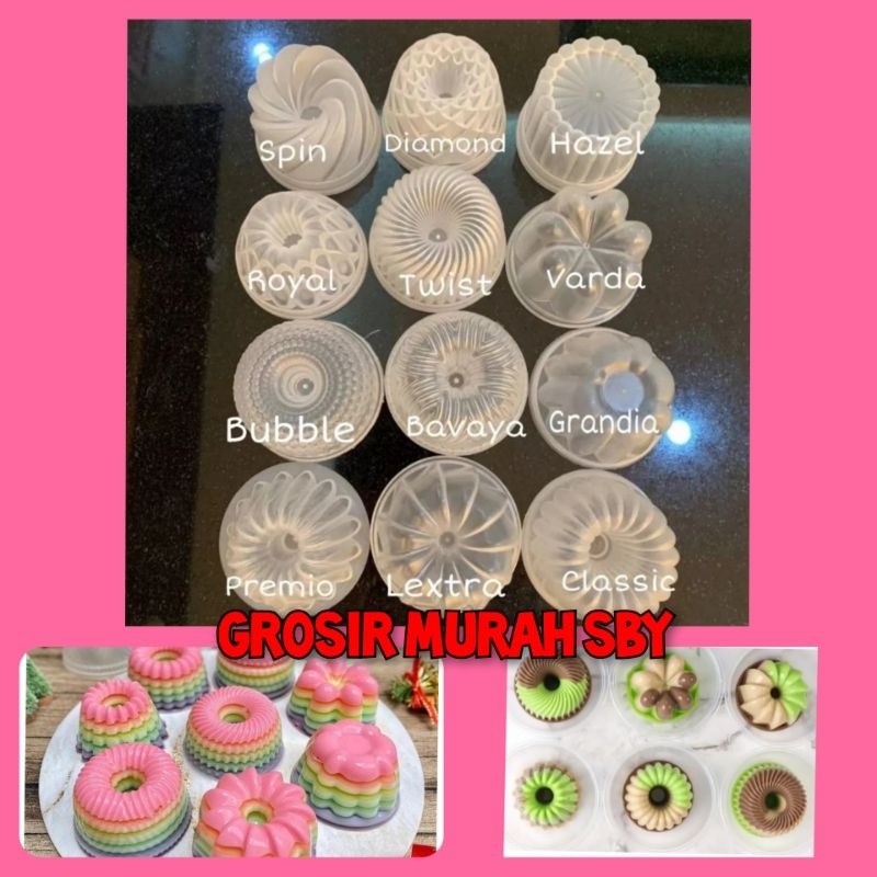 Cetakan puding mini / cetakan agar agar / cetakan puding pipet / cetakan puding viral