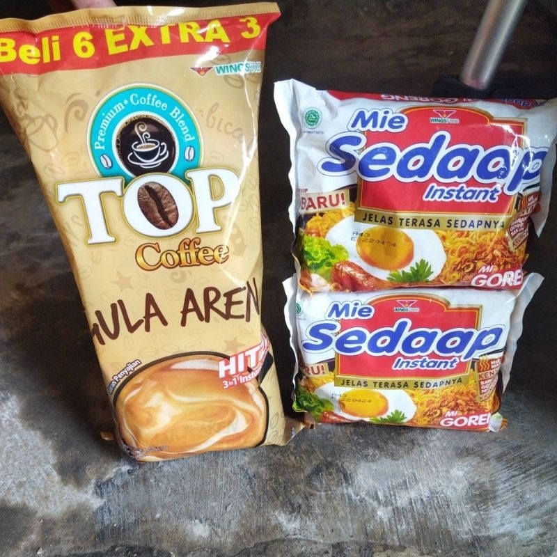 

Top gula aren dan 2 mi sedap