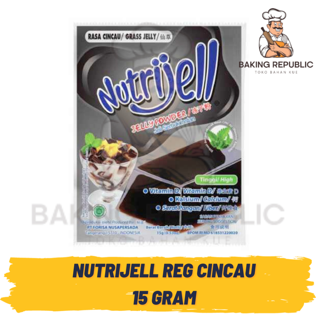 

NUTRIJELL REGULAR CINCAU | 15 GRAM