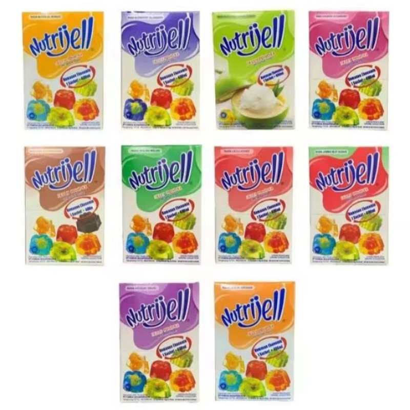 

Nutrijell Sachet Jelly Powder 10gr / Jelly / Agar Agar