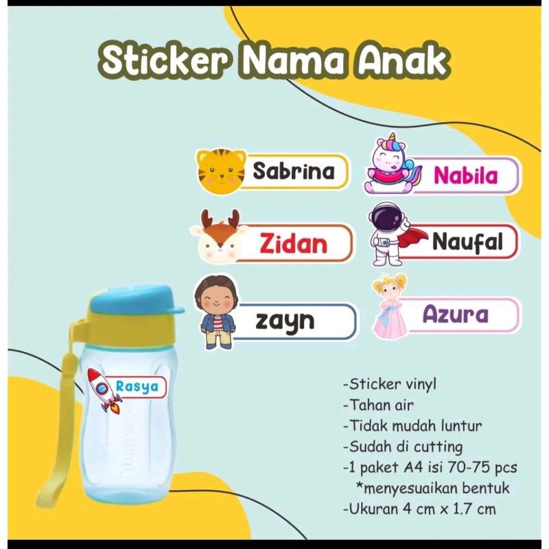 

Stiker Nama anak