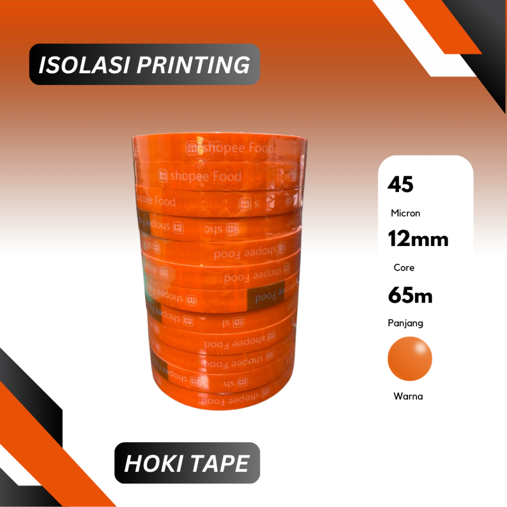 

Isolasi Printing Shopeef00d 12mm x 65 M ( 1 Roll / 1 Pcs )