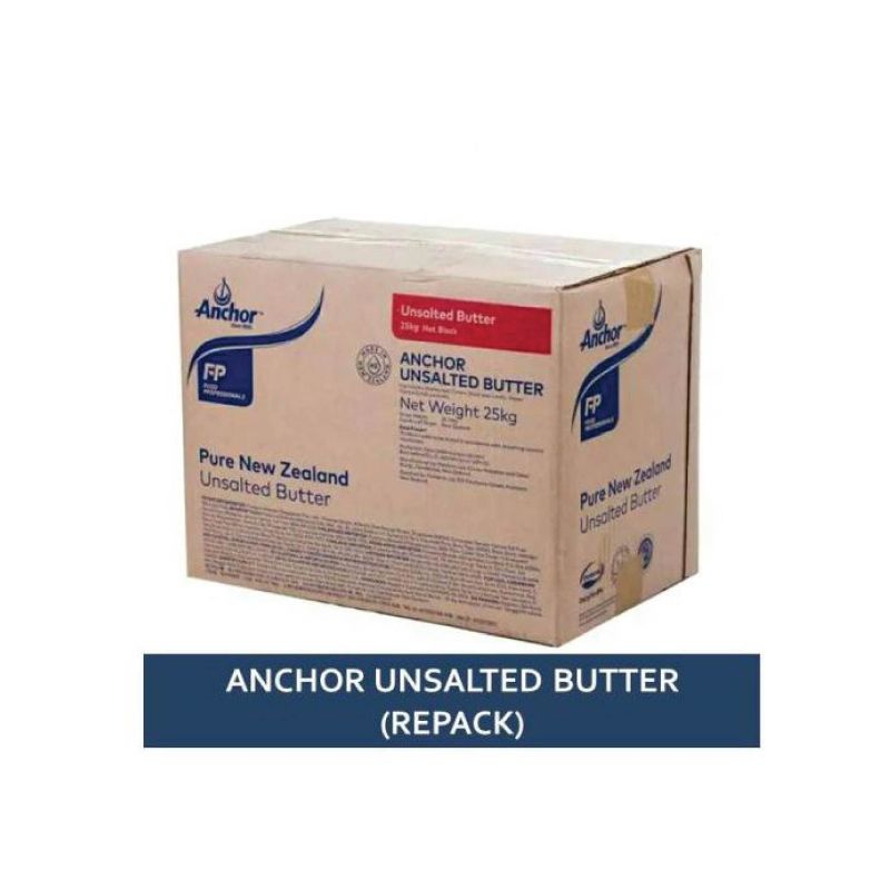 

GRA Anchor Unsalted Butter 100gr 200gr / Anchor Unsalted Butter New Zealand