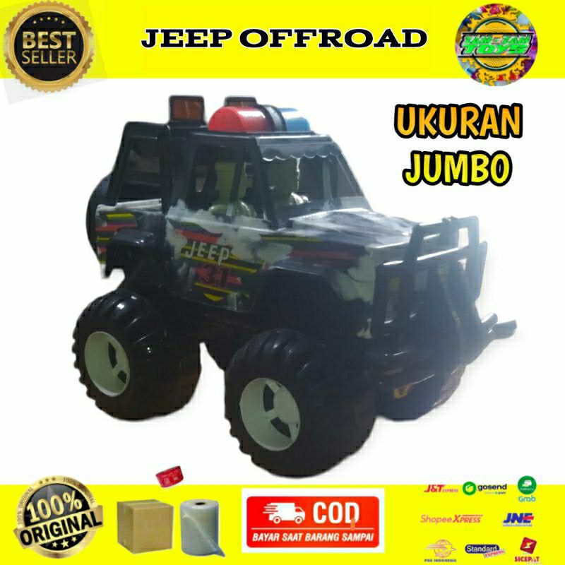 MAINAN ANAK MOBIL JEEP OFFROAD JUMBO