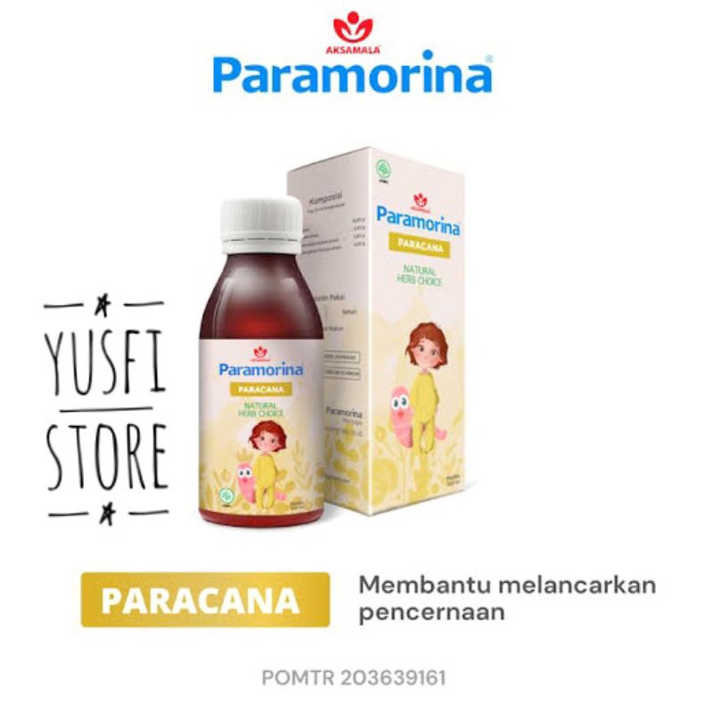 Paramorina Paracana Syrup Obat Cacing Anak Cacingan Gangguan Pencernaan