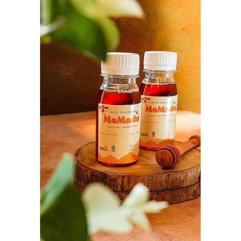 

Madu asli bersertifikat 100 gram Memadu madu sonokeling