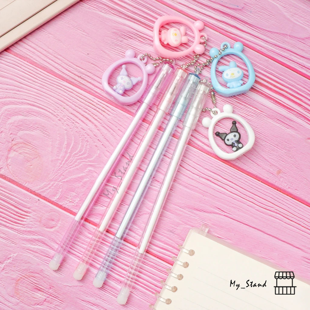 

Pena Gel Gantungan Sanrio Dalam Lingkaran Kuromi My Melody in frame Melodi Pulpen Bolpen Bollpoint Tinta Hitam