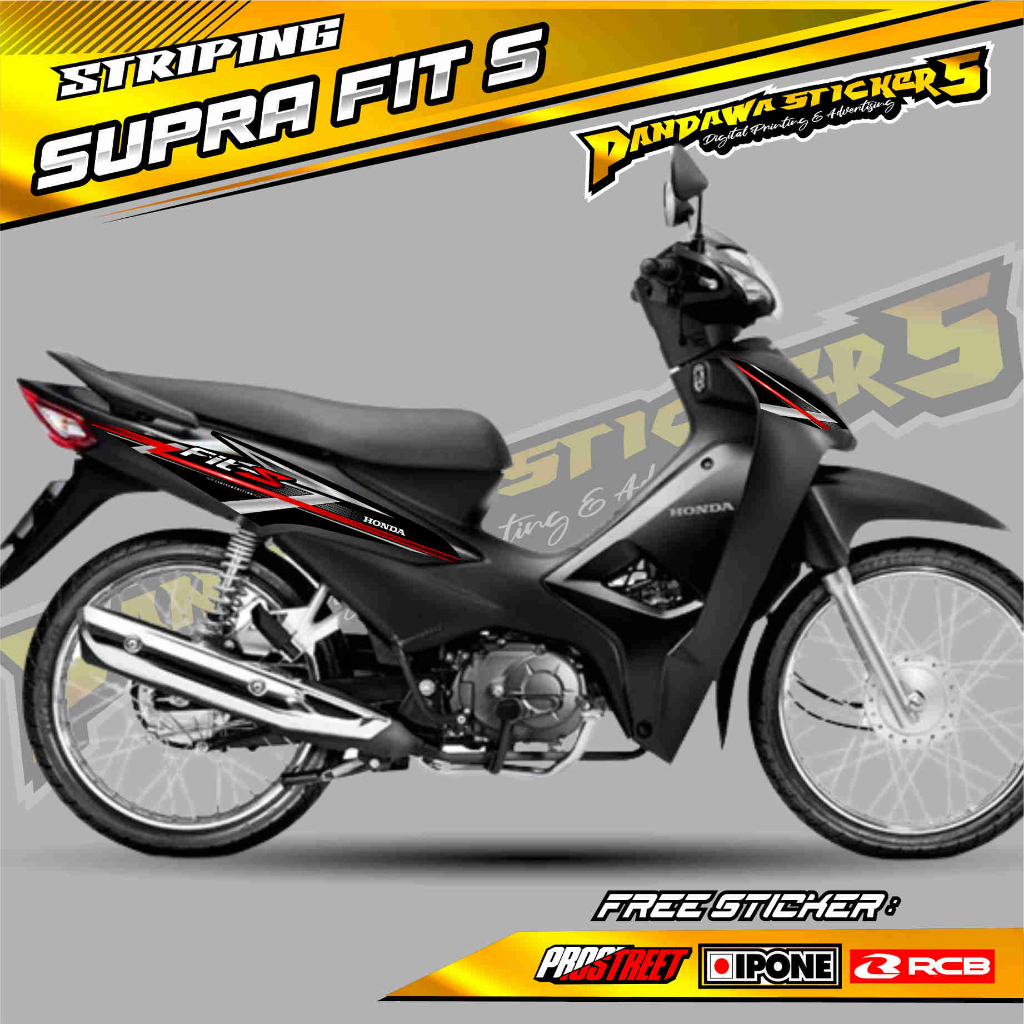 STRIPING VARIASI HONDA SUPRA FIT S / STIKER VARIASI SUPRA FIT STRIPING VARIASI HONDA SUPRA FIT S / S