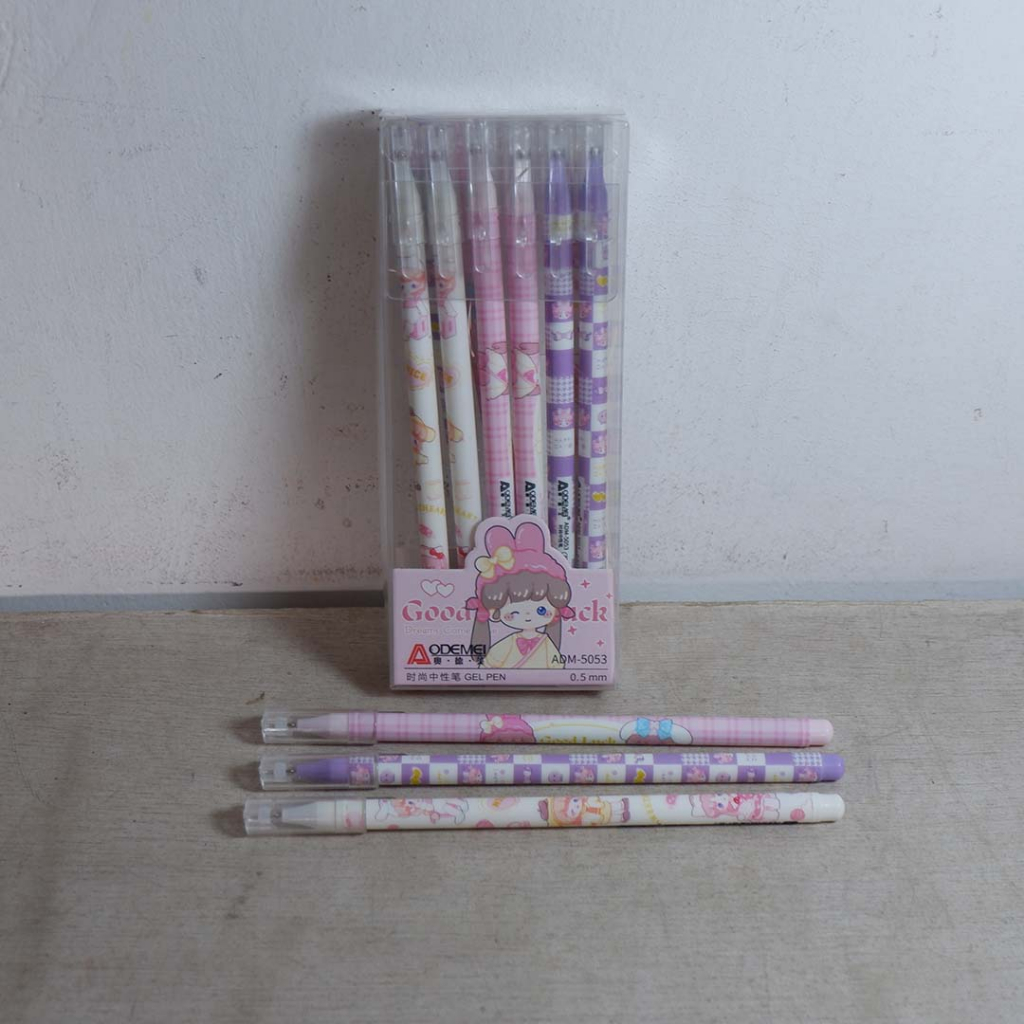 

Pulpen Gel Pen Aodemei 0.5mm Murah Isi 12