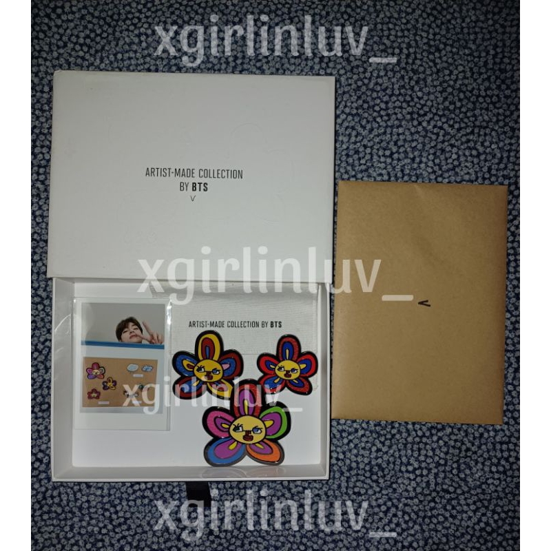 Brooch set flower buddies by V Taehyung | Artist Made Collection BTS